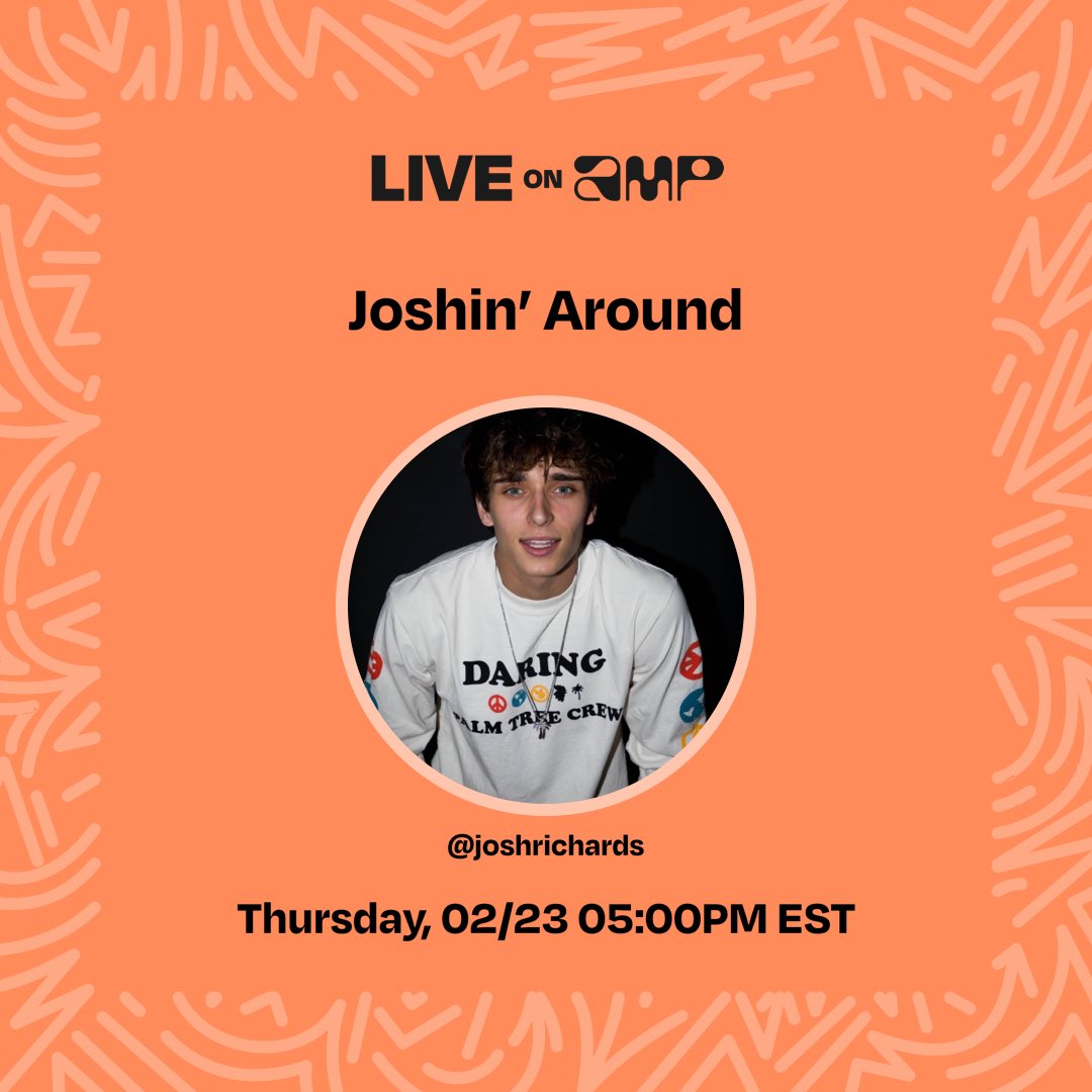 My Amp show, Joshin’ Around, is live. Don't miss it! Tune in! live.onamp.com/KUK7AF7aFxb