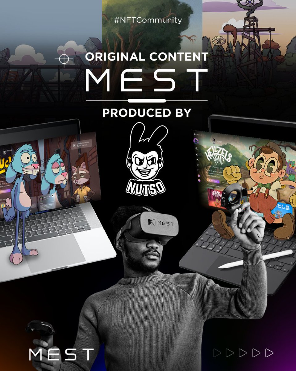 Mest_Live's tweet photo. The original content from Mest is produced by @nutsoestudio, the studio that connects creative ideas through animated series.🐰

#NFT #NFTs #NFTCommunity #NFTartist #Nftart #Metaverse #Blockchain #Nutso #streaming #movies #series #stream #music https://t.co/xsiQjFQ80d