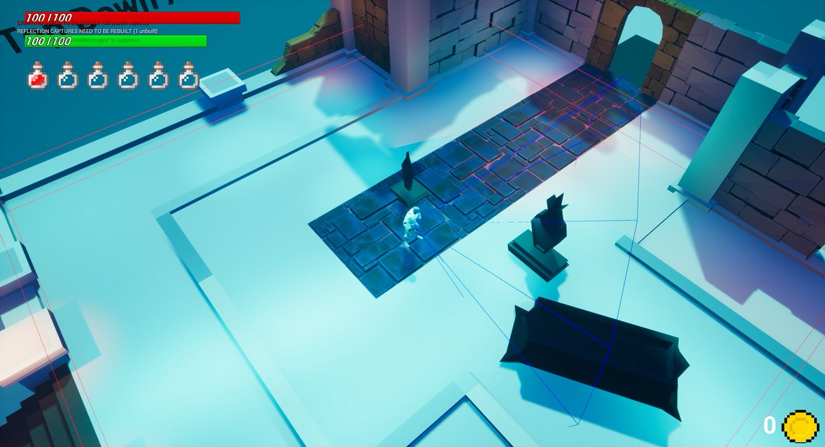 Today I exported some assets to Unreal to see what it’s sizing was I ended up making them bigger. 

Also this level is a showcase test map that will be showed at <a href="/VlcIndieSummit/">Valencia Indie Summit</a> 👀. There’s still so much work to do but we’re going to get it for sure! 

#gamedev #3dart #indiegame