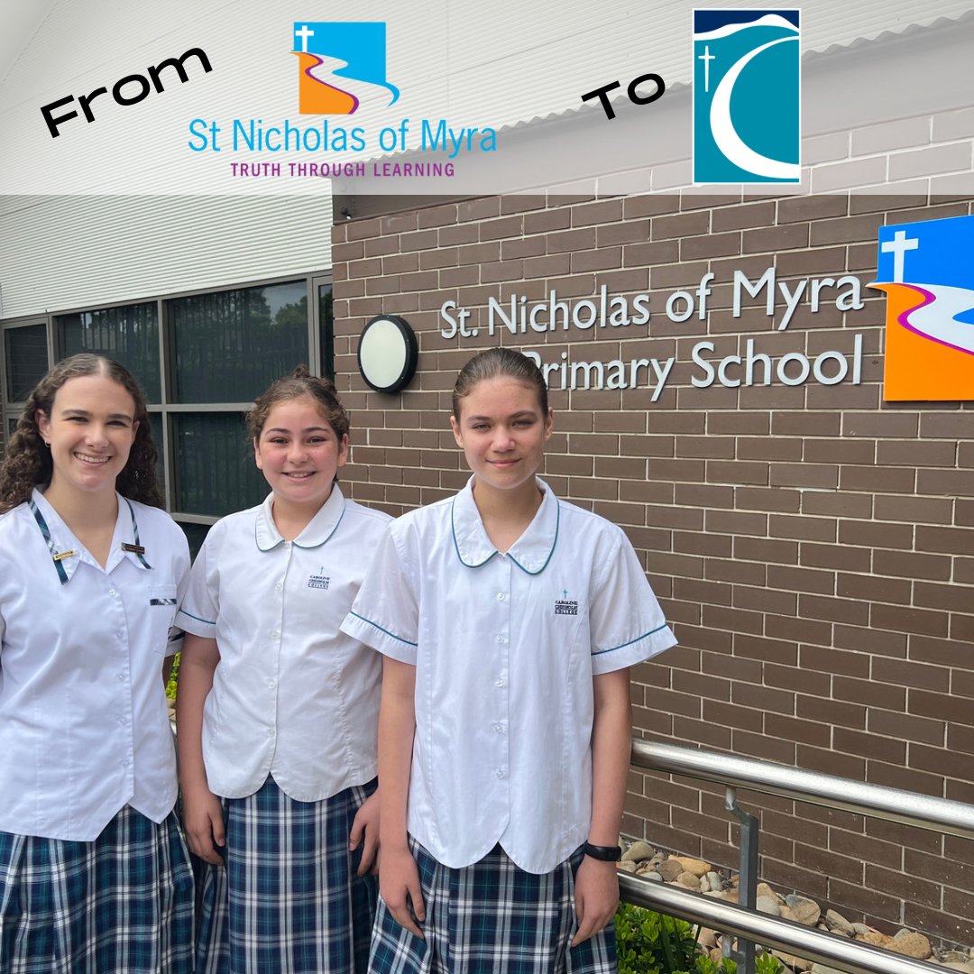 We visited two primary schools yesterday, with Georgia, Allanah and Liana heading to St Nicholas of Myra Primary School and Grace, Grace and Amelia heading to St Mary MacKillop Primary School. These visits are so enjoyable; we love connecting with our local primary schools.