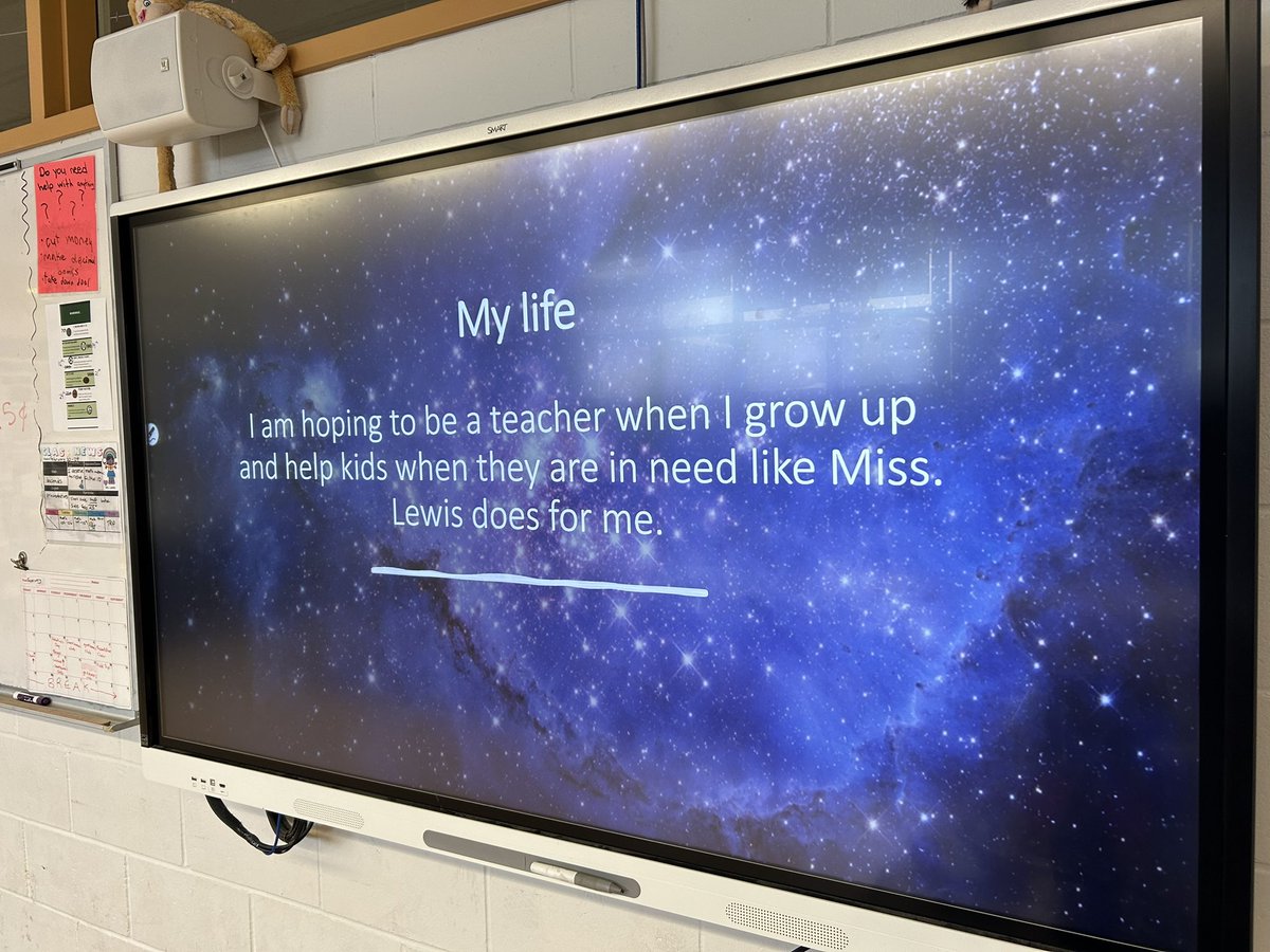 _MsLewis's tweet photo. Person I admire most presentations! I am so honoured to see how much I have impacted this student’s life! 💖🥹 https://t.co/YGGY9kLjLl