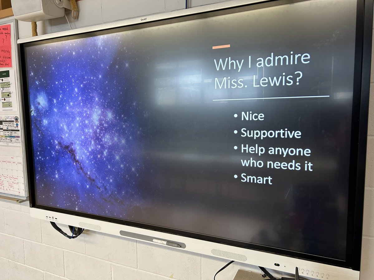 _MsLewis's tweet photo. Person I admire most presentations! I am so honoured to see how much I have impacted this student’s life! 💖🥹 https://t.co/YGGY9kLjLl