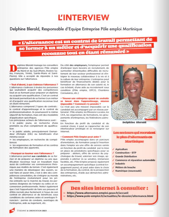 Dossier sur l'#alternance à retrouver dans le <a href="/FAMartinique/">France-Antilles Mqe</a> du jour❗️
#jeunes #employeurs #formation #competences #softkills #demandeurdemploi #entreprises