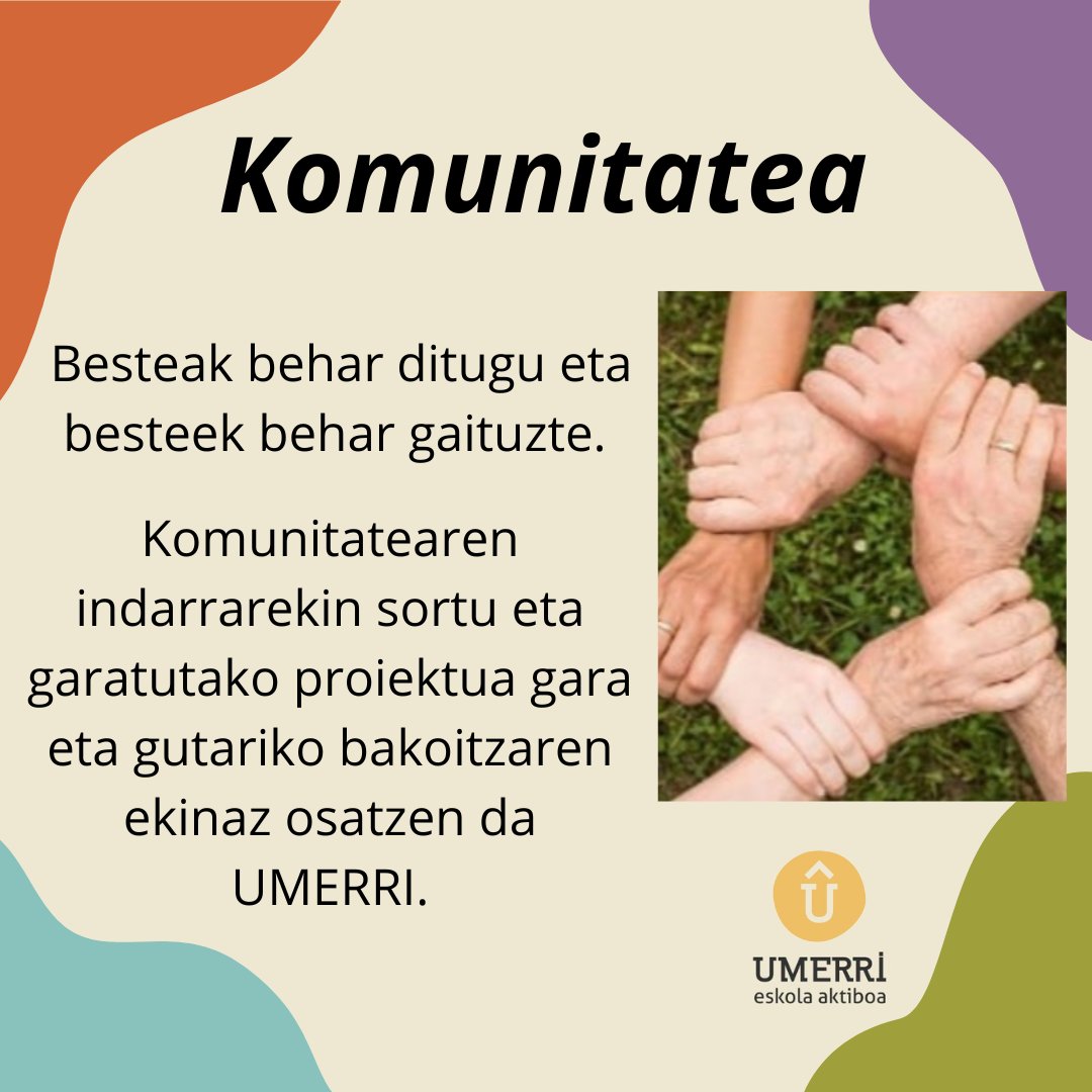 #umerri
#komunitatea
#comunidad
#elkarlana
#cooperativismo