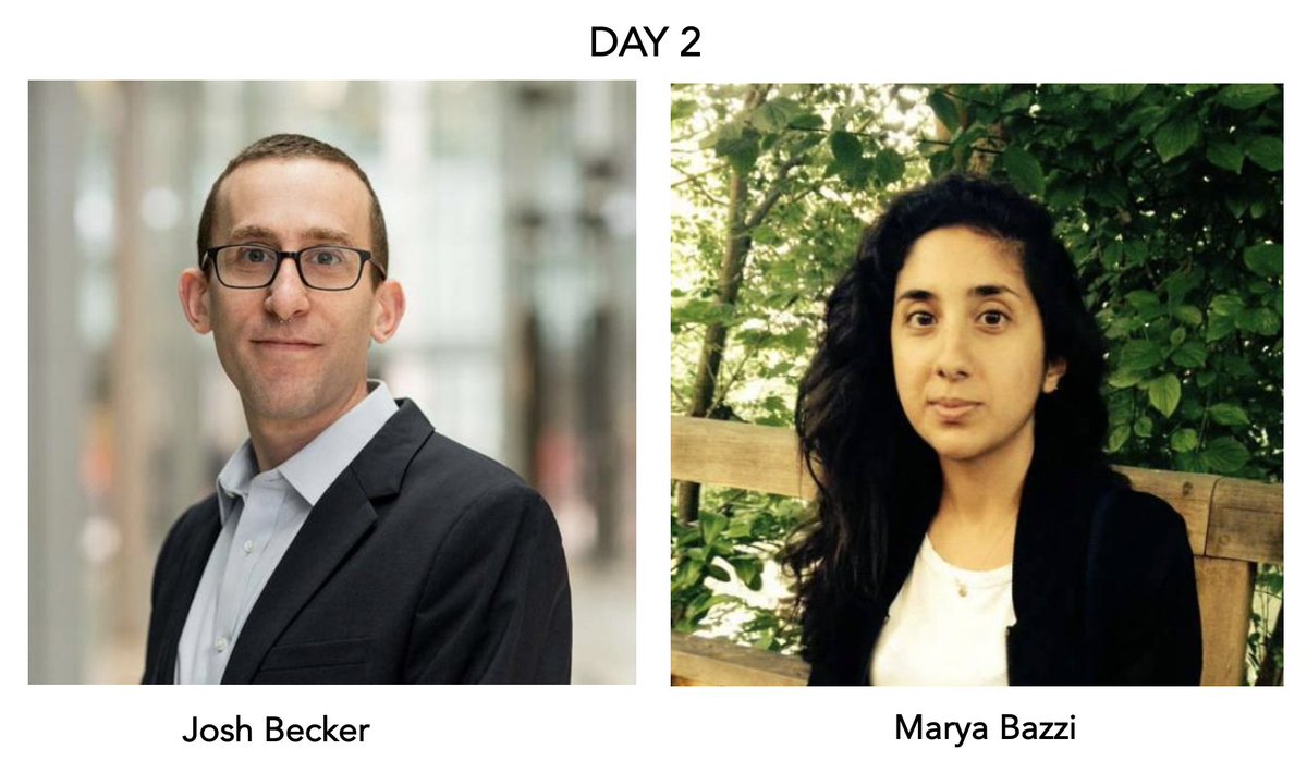 Day 2: Learn about large scale social networks, innovation and collective intelligence with @maryabazzi and @joshua_a_becker. @UCLSoM @warwickmaths @WarwickComplex @turinginst Apply by February 28th: maths.ox.ac.uk/events/summer-…