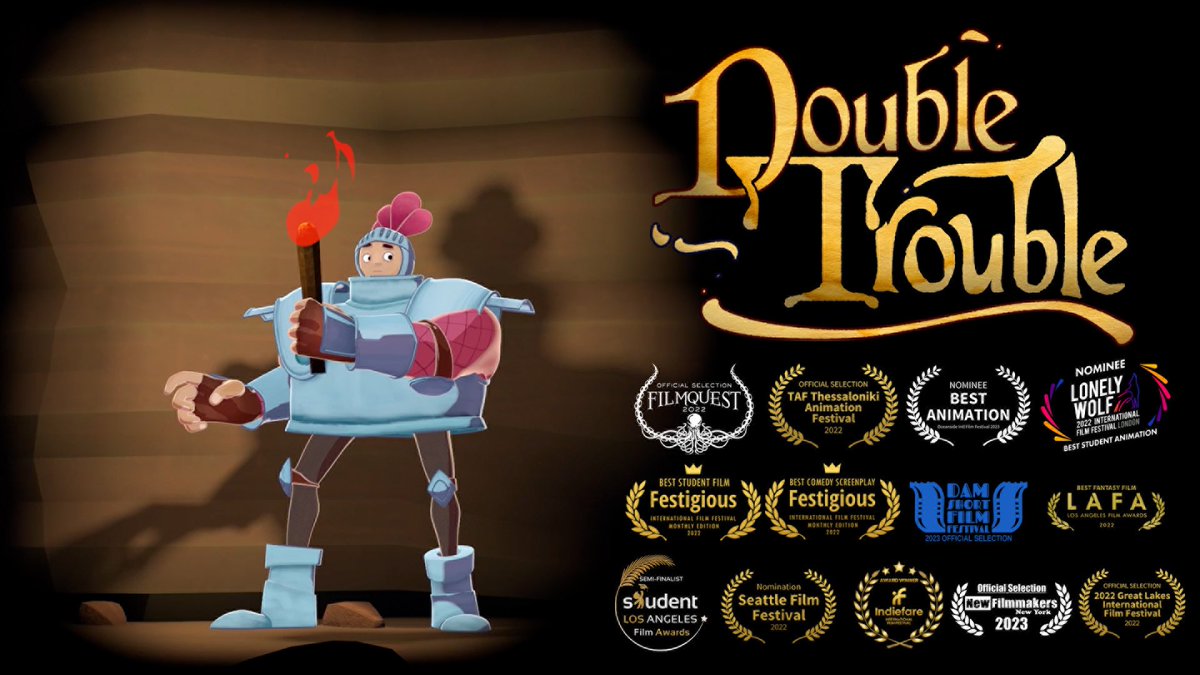 After almost a year in its film festival run, Double Trouble will be publicly available on Youtube and Vimeo on March 1st! 

We hope you are as excited to watch it as the team is for you to see it!