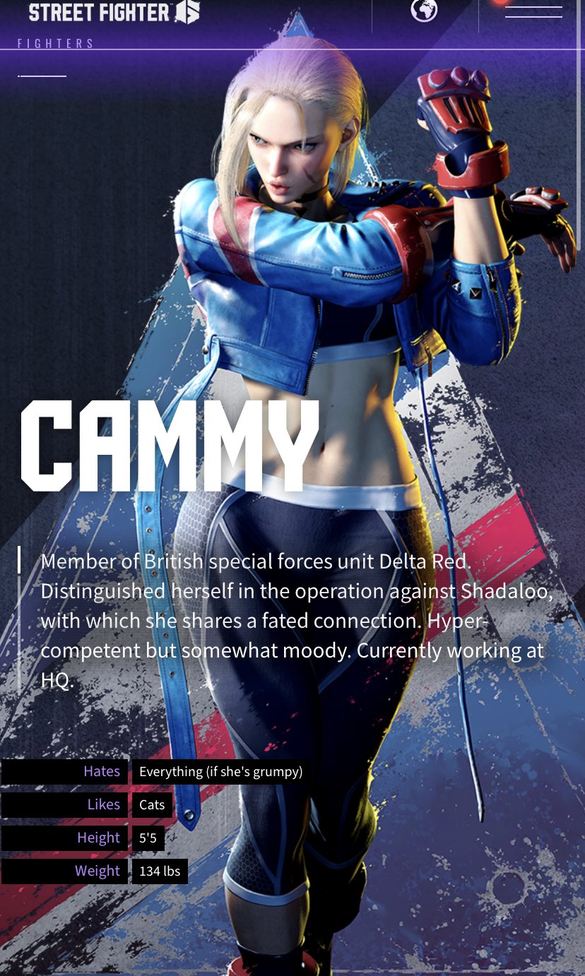 Cammy confirmed for Street Fighter 6, everyone loves her already