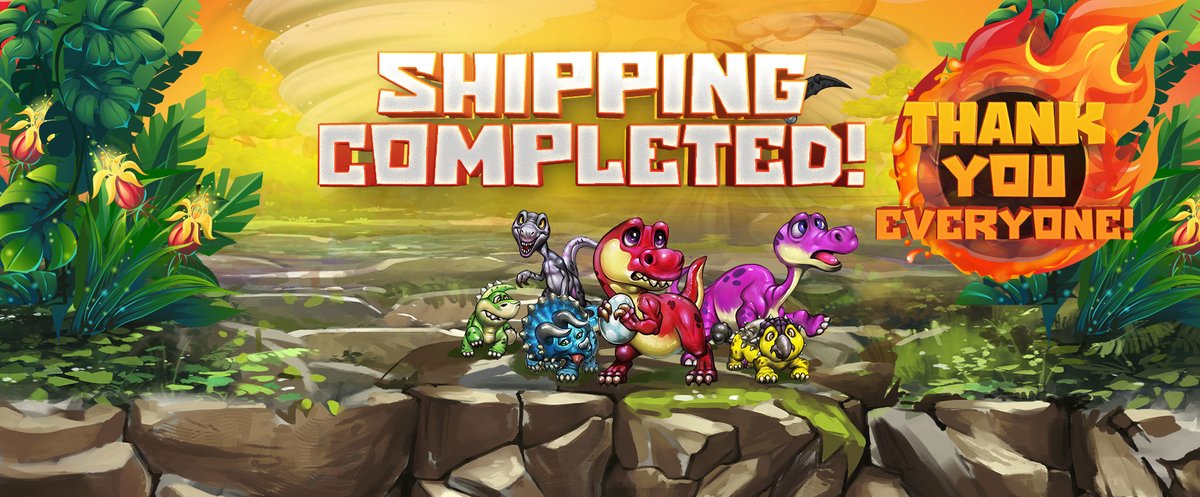 SHIPPING COMPLETED! 
We have just finished shipping out everyone's order! All Canadian orders have been shipped! Thank you again for your patience and support! We really appreciate each and everyone of you! Share your photos and videos with us when you play the game!