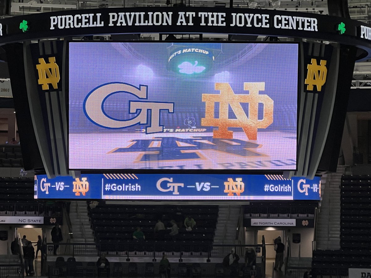 TNNDN's tweet image. We're back at Purcell as your @NDWBB gets ready to take on @GTWBB! It's SENIOR NIGHT!

📍Purcell Pavillion
⏰6:00 p.m. EST
📺RSN
📻@NotreDameRadio and @WVFI_Sports.

#GoIrish #beatYellowJackets #ProtectPurcell #ThankYouSeniors