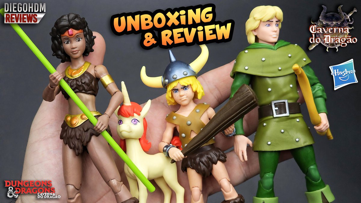 diegohdm's tweet photo. Unboxing e Review da primeira wave Caverna do Dragão Hasbro Brasil! Espero que gostem 😁

➡️ https://t.co/c3miJ3Gcby

#cavernadodragao #dungeonsanddragons #RPG #hasbro #actionfigures #diegohdm #unboxing #review https://t.co/ndd1Qs4UVE