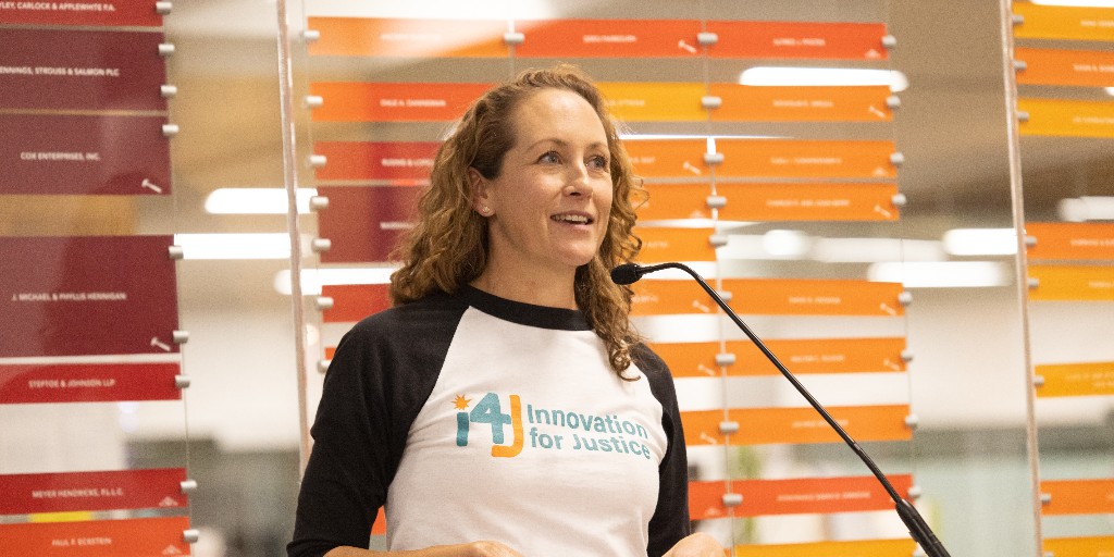 Innovation for Justice announces <a href="/i4J_lab/">Innovation for Justice</a> Changemaker Award, an honor recognizing a law firm, non-profit or government organization that has made an original, creative, distinctive or sustained contribution to increasing access to legal services.

More ▶️ bit.ly/3KArRoA