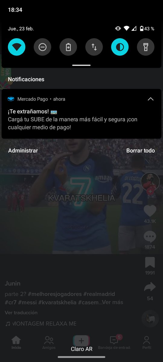 El único que me extraña