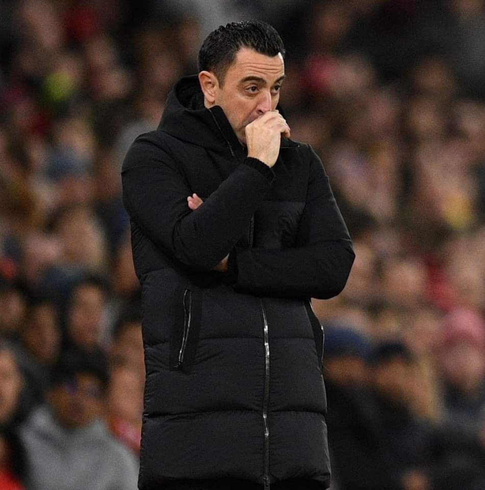 RaulJuarezZ's tweet photo. 😳 El ❜𝒓𝒆́𝒄𝒐𝒓𝒅❜ de Xavi Hernández: eliminado de competiciones europeas 4⃣ veces en 𝟏 𝐚𝐧̃𝐨, 𝟑 𝐦𝐞𝐬𝐞𝐬 𝐲 𝟏𝟓 𝐝𝐢́𝐚𝐬...

❌ 2 en Champions League
❌ 2 en Europa League

Vía As https://t.co/dZjDYI7tXa