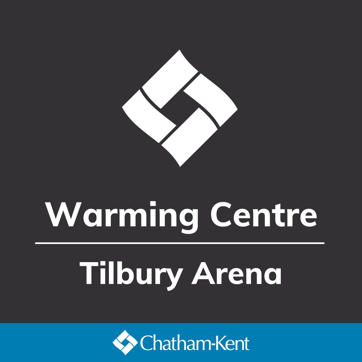 Due to the number of residents without power throughout Chatham-Kent, the Municipality of Chatham has opened the Tilbury Arena as a warming centre until midnight. Read the full news release: chatham-kent.ca/localgovernmen… #ckont