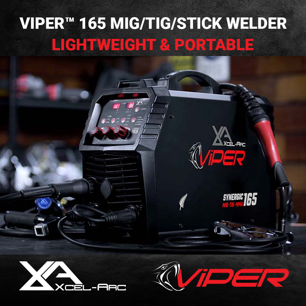 xcelarcnz's tweet image. Check out one of the newest addition to the 🐍Viper range! 🐍 The Viper 165.👨‍🏭
Find out more about the MIG 🐍Viper 165. 👩‍🏭
xcelarc.nz/.../viper-165-…
 #Xcelarc #mig #migwelding #migweld #tig #tigwelding #tigweld #stickwelding #weldaddicts #welder #welding #weldernation #welovetools
