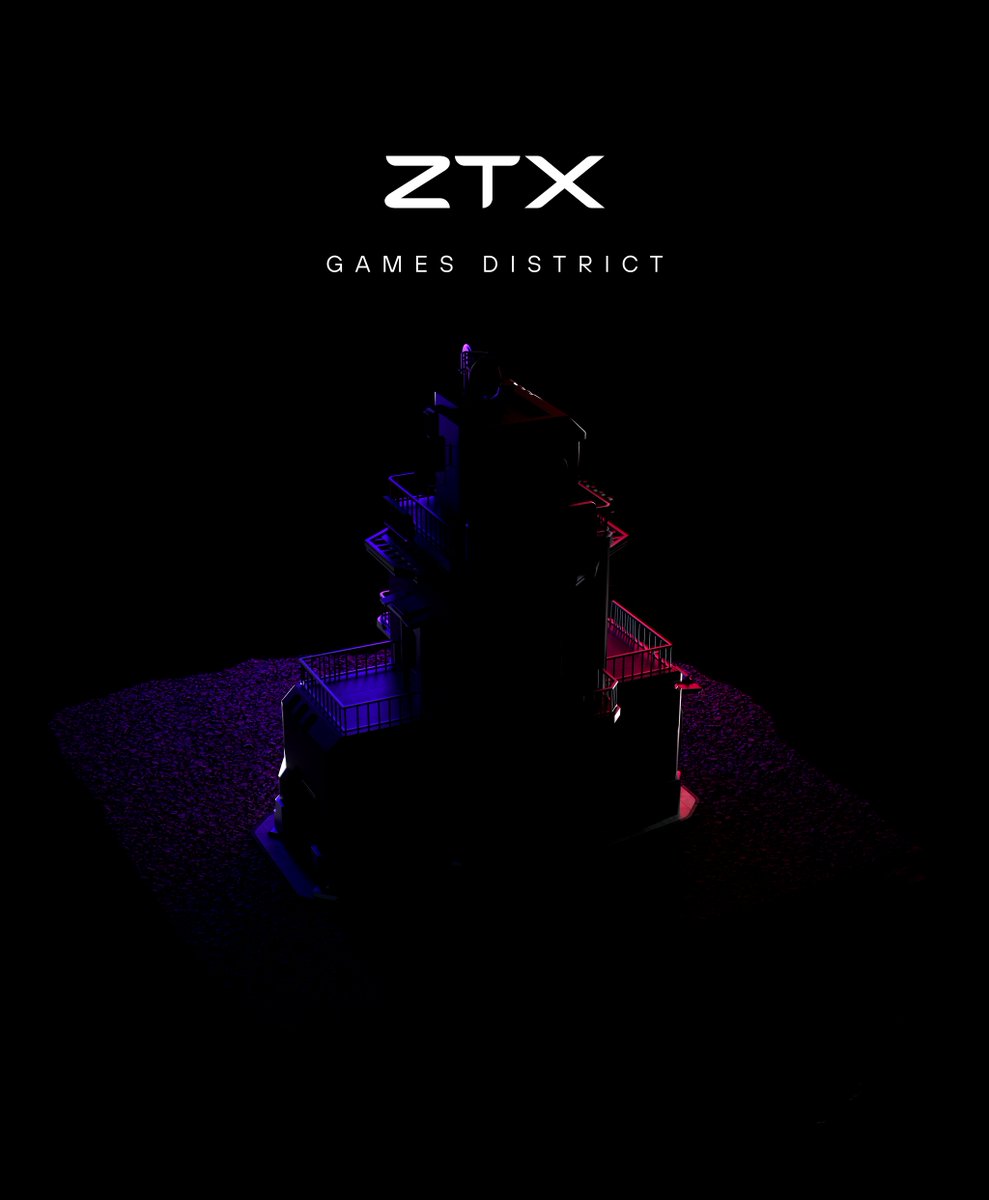 Introducing ZTX’s Games District and how you can join. 🧵

This is one of four Districts in the ZTX ecosystem, serving as a home to portal games, futuristic aesthetics &amp; more. This thread focuses on some unique experiences for the Games District👇