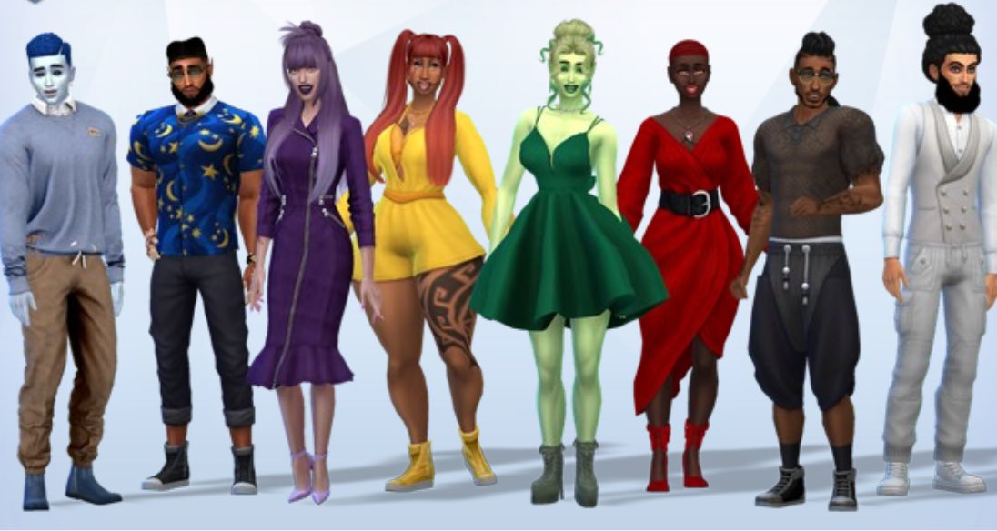 SwagKingDre_'s tweet photo. ✨Come welcome the #Swagisland Cast with me! Our first try at a #SimsLp https://t.co/r12joOp2lG #TheSims4 #twitch https://t.co/5SRHQeAvLl