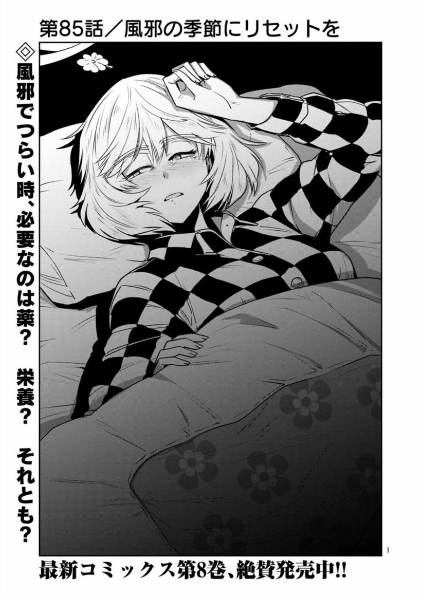 【金曜 お休みまんが】
目つきのわるいお姉さんが
体調不良でお休みするだけの話
1/4 