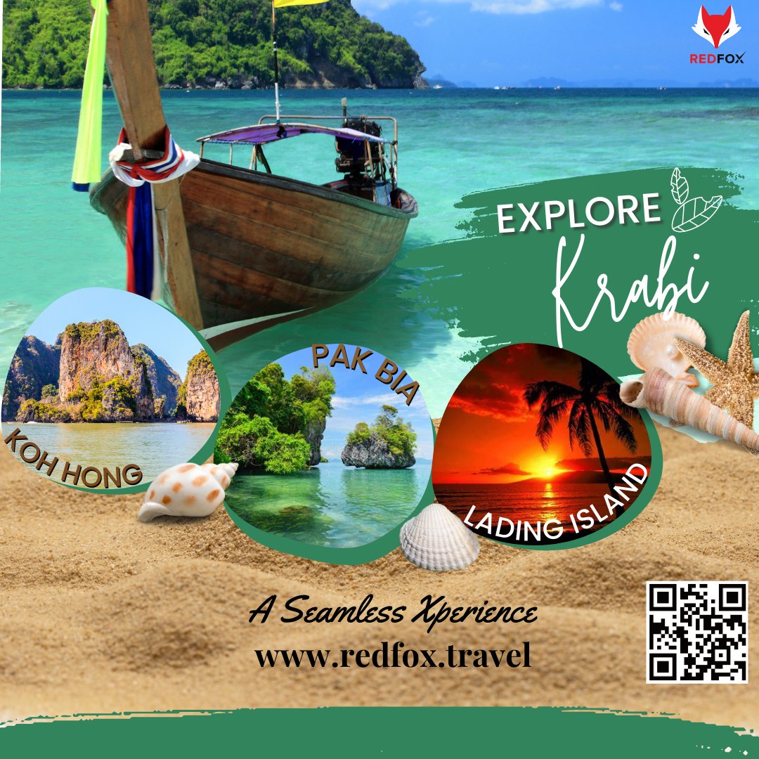 EventsRedfox's tweet photo. Nature Lovers Paradise - Krabi 

Experience the breathtaking scenery, and a beautiful lagoon at Koh Hong

Continue exploring Pak Bia Island, a popular and peculiar island and end the day at ‘Lading Island 
https://t.co/kzNIdZwXuC

#Krabi #KohHong #PakBin #LadingIslands https://t.co/FcQKN3p6kS