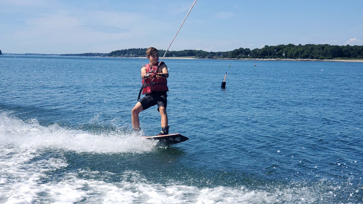 Wakeboarding in Cascobay Maine! #Maine #wakeboarding #surfing #water #watersports