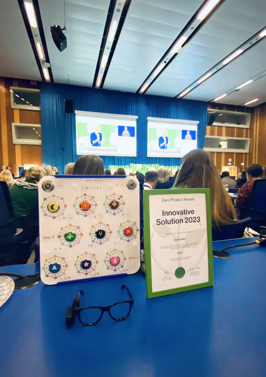 k2eofficial's tweet photo. 🔥Celebrating our Innovative Solution of 2023 award by @ZeroProjectorg!

#IndependentLiving #PoliticalParticipation #ICT #ZeroBarriers 
#Key2enable #Colibri #KeyX #Expressia #Accessibility #DigitalAccessibility #PeopleOfDetermination #PeopleWithDisabilities #AssistiveTechnology https://t.co/wr1VIir5l7