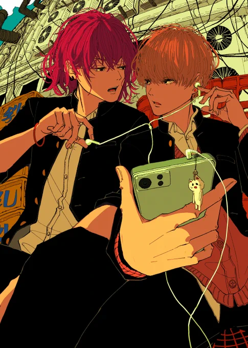 本日発売の「 #Boys2023 」 に掲載していただいております!素敵な男性たちが詰まっており目の保養ですAmazon・全国書店で購入できますのでぜひ!「普通お前が右耳で俺が左耳じゃね?お前左に付けたらピーンてなるじゃんコードほらピーンて」  