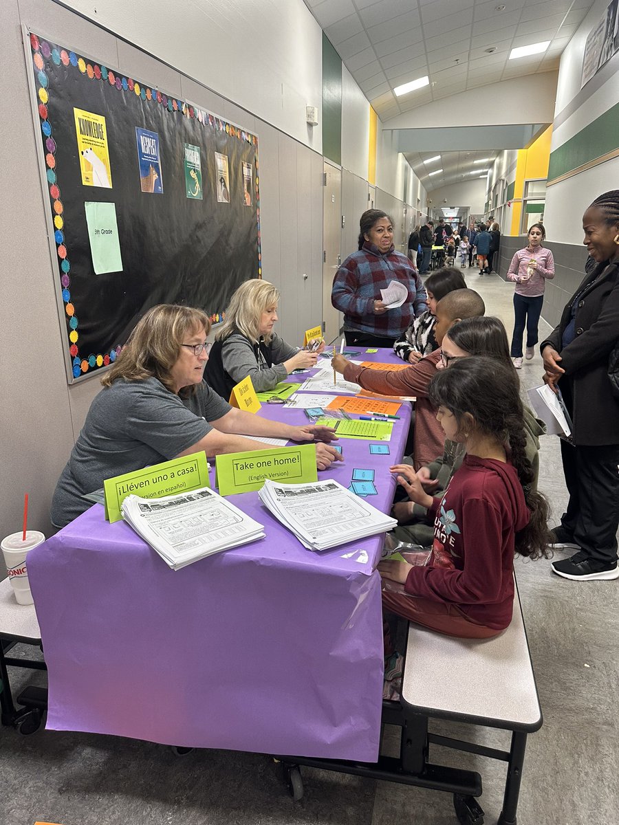 DADLG4th's tweet photo. What a huge crowd at tonight’s family math night! @jonesrisd @RISD_ELLS @RockElemC_I @rockwallschools https://t.co/YDbyGqkB6q