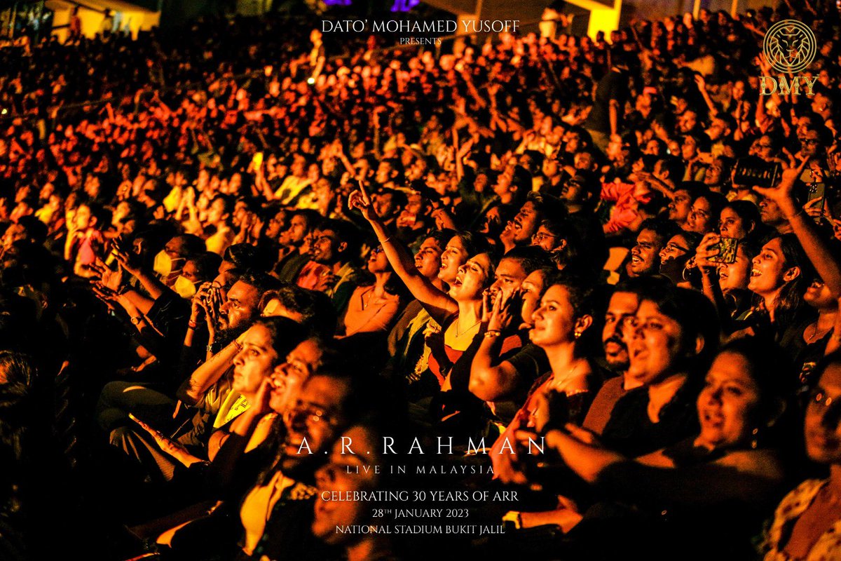 dmycreationoffl's tweet photo. Worry Less Sing More ๐๏ธ
Tag yourself or friends if got spotted ๐๐ธ
ARR 2023 ๐ค | SECRET OF SUCCESS ๐ฅ| LIVE IN MALAYSIA ๐ฒ๐พ
@arrahman
#ARRforDMY #ARRLiveInMalaysia #DMY #DMYConcert https://t.co/I4mQxr9sRc