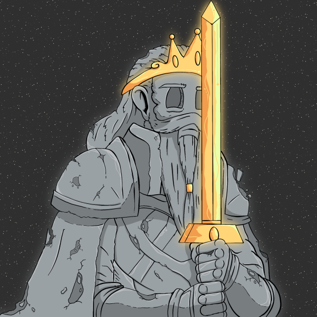 "The Petrified King Arthur"
as a 15/69 in the "Monkees" Series

Auction Details
Time : 24 H
Reserve Price : .5 Sol
Minimum increase : 10%
Links : exchange.art/single/CGDhE2Y…

powered by : 
@Classeemonkee
and <a href="/exchgART/">Exchange Art</a>
 
#NFT #NFTs #solananfts