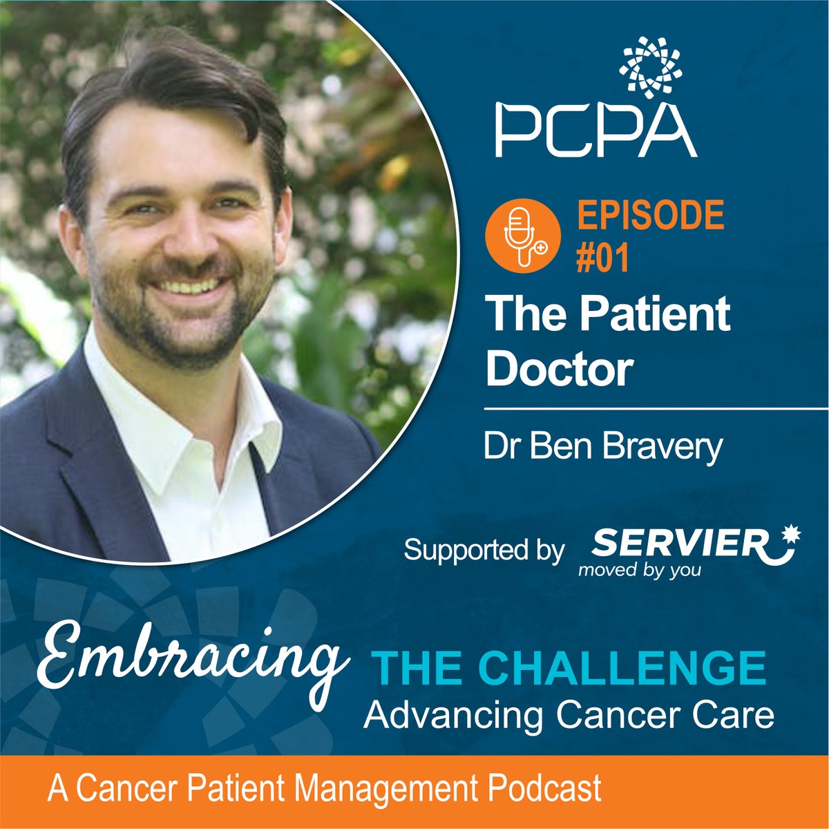 Tune in Mon! @BenBravery in our powerful podcast with @drcammclafren and <a href="/oncodocsydney/">Katrin Sjoquist</a>. Hear his journey from cancer patient to Dr &amp; his drive to change the system.

#embracingthechallenge #thepatientdoctor <a href="/BowelCancerAust/">BowelCancerAustralia</a> <a href="/CancerAustralia/">Cancer Australia</a> <a href="/rarecancers/">Rare Cancers Australia</a> <a href="/servier/">Servier</a> <a href="/drcbsteer/">Christopher Steer</a>