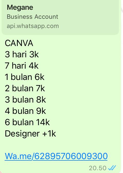 yok yang mau order canva nya ^^

☎️ fastrep on wa♡
wa.me/62895706009300

 #zonauang