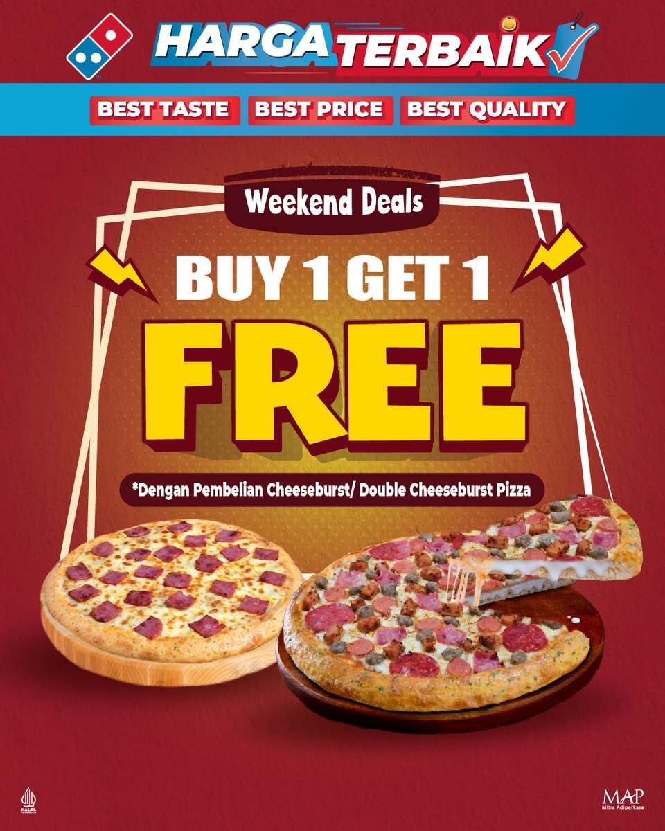 Domino's Pizza ID on Twitter "weekend Feast dominos_id Nikmati