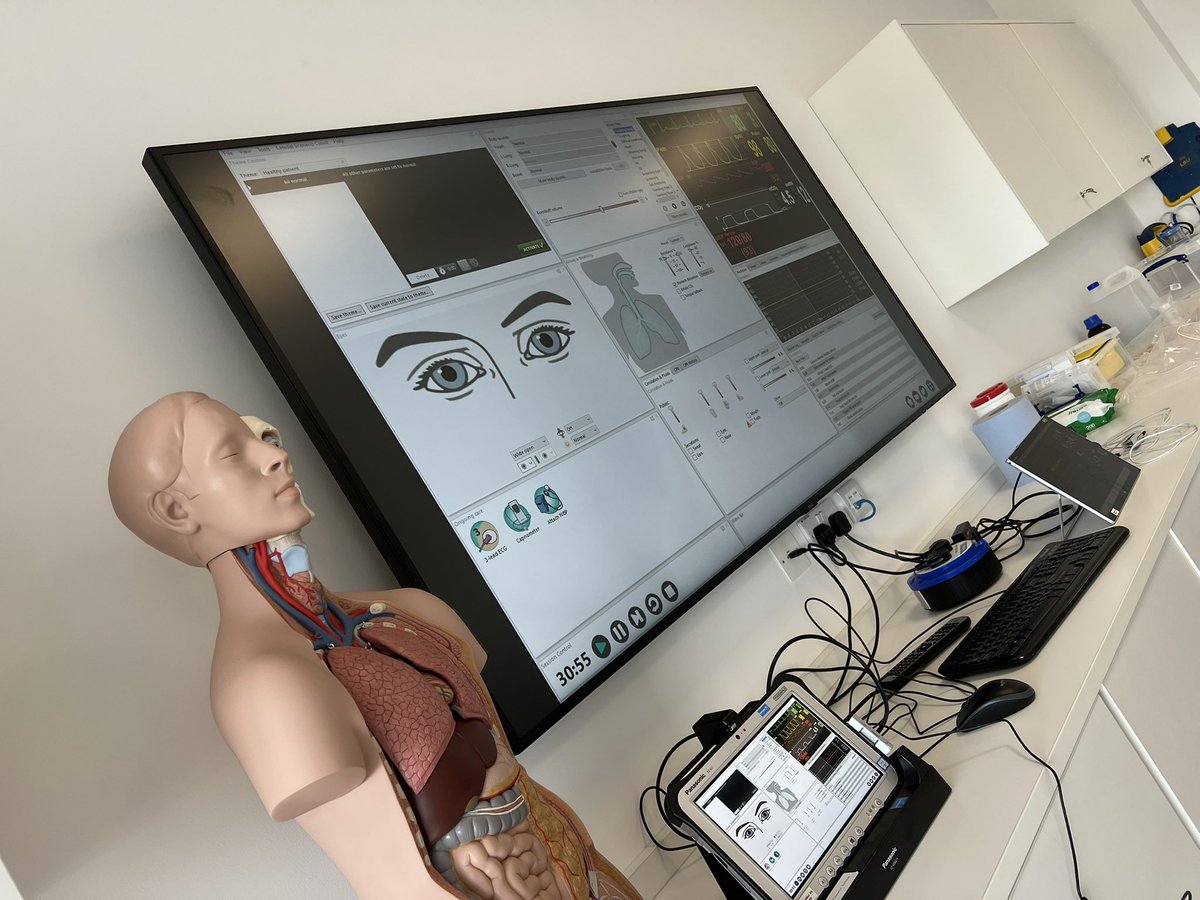 UWSParamedic's tweet photo. @UWSParamedic Faculty receiving their @Laerdal_UK SimMan 3G Trauma Training today. @UniWestScotland investing in the latest technology to enhance the student learner experience. #training #simulation #cpd #trauma #paramedic #SimMan https://t.co/H475pjGWm1