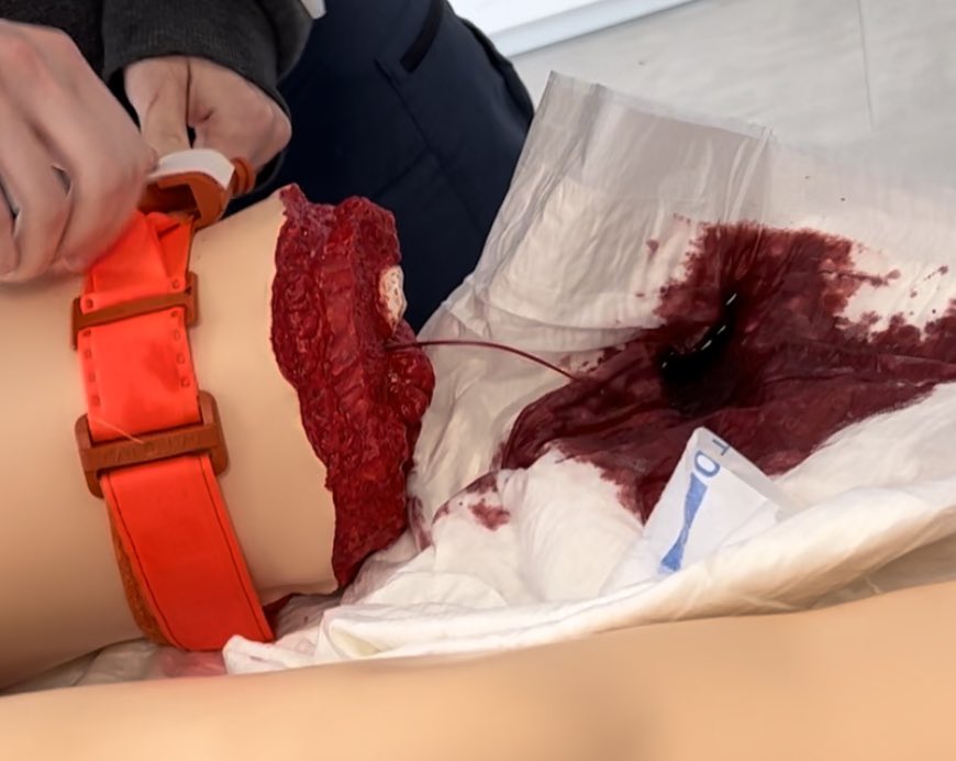 UWSParamedic's tweet photo. @UWSParamedic Faculty receiving their @Laerdal_UK SimMan 3G Trauma Training today. @UniWestScotland investing in the latest technology to enhance the student learner experience. #training #simulation #cpd #trauma #paramedic #SimMan https://t.co/H475pjGWm1