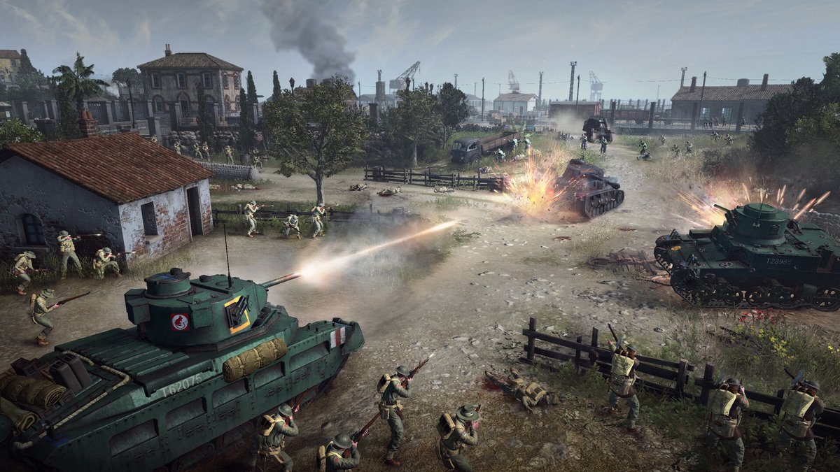 「第二次大戦RTS『Company of Heroes 3』日本語にも対応して発売」|⚡Game*Spark⚡のイラスト