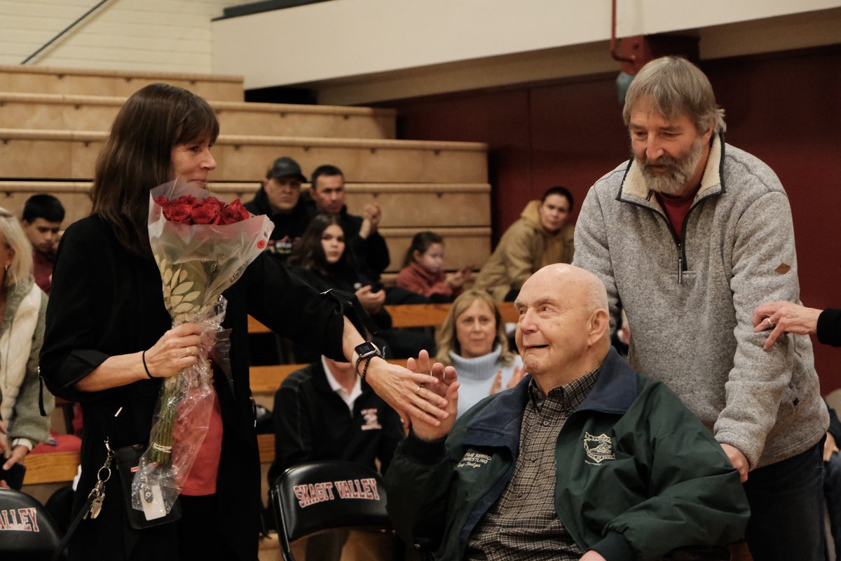 SkagitAthletics's tweet photo. Thank you to everyone who came out to Legends Night last night to honor Gary Knutzen, Steve Epperson, and Dave Quall last night. All three have been influential in SVC’s athletics program history. #cardinalnation https://t.co/Qdei9sbeAO
