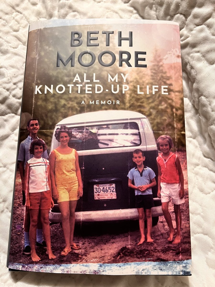 The only reason it took me 34 hours to finish reading this book is because I HAD to go to work today. Thank you @BethMooreLPM. I sobbed, I burst out in laughter, I related to more than I could ever explain and I thanked God for your bravery many, many times. #allmyknotteduplife