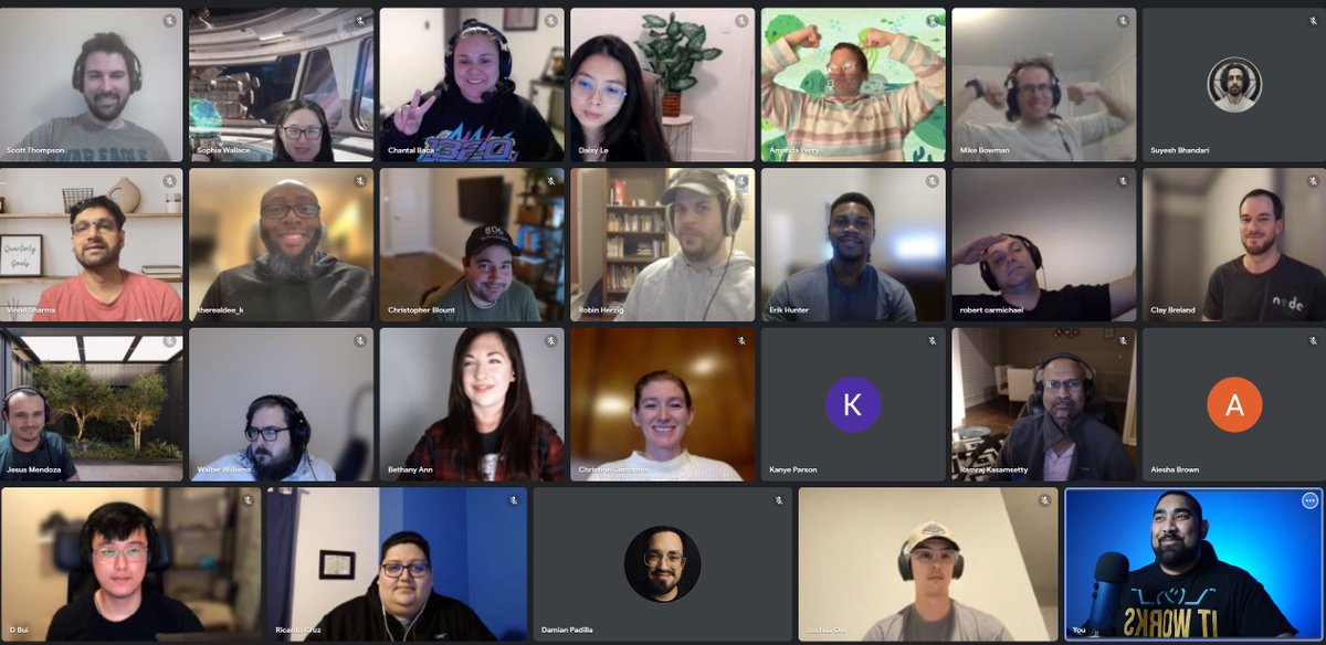 DThompsonDev's tweet photo. COHORT KICK OFF! First Night with the students and their team leads!

Everyone is excited, nervous and ready to hit the ground running! Working on teams while focusing on SOLVING PROBLEMS with their technical abilities! Super excited to see how the next 6 weeks go! https://t.co/oeeV0x1t4c