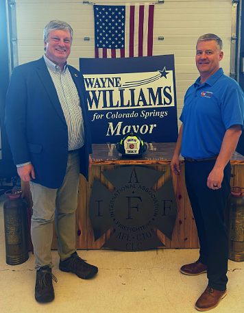 local5iaff's tweet photo. local5iaff
Colorado Springs Professional Firefighters Local 5, endorses Wayne Williams for Colorado Springs Mayor. https://t.co/AJxZmhkflD
#WinWithWayne #olympiccityusa #coloradosprings #cosprings #Local5IAFF https://t.co/gRjvxgppK2