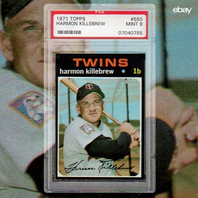 eBay's tweet photo. It’s all classics in top seller @sports_cards_forever’s exclusive auction. In anticipation of National Trading Card Day, make these gorgeous gems your own, from the legendary 1952 Topps Jackie Robinson to the 1970 Topps Nolan Ryan, and everything in between. #exclusiveauction