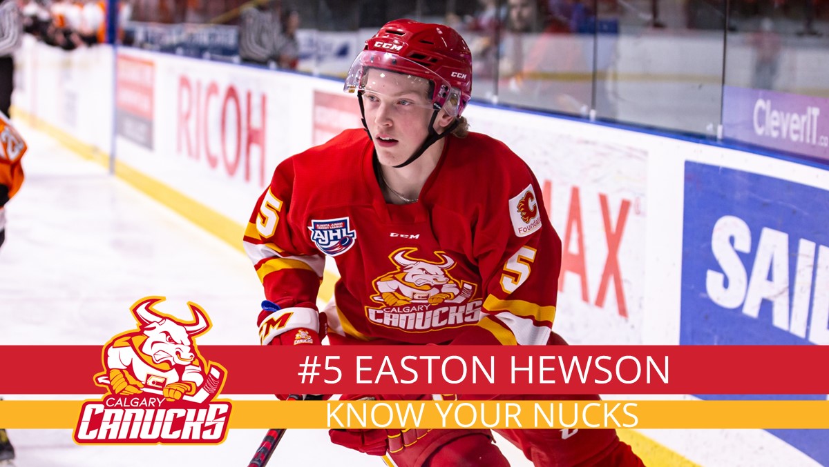 A new #KnowYourNucks is here. Read about #5 Easton Hewson!

calgarycanucks.ca/know-your-nuck…