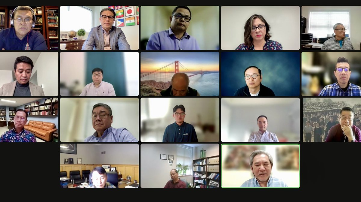 peteryanes's tweet photo. Asian national leaders representing network of churches prayed for college students, pastors, ministry leaders, and our convention. We are committed to anything about gospel partnership! #CollegiateDayOfPrayer #sbcAsianCollective #SBC23
@sbcAsianAm_ | @SBCCP https://t.co/0xMcNsEn27