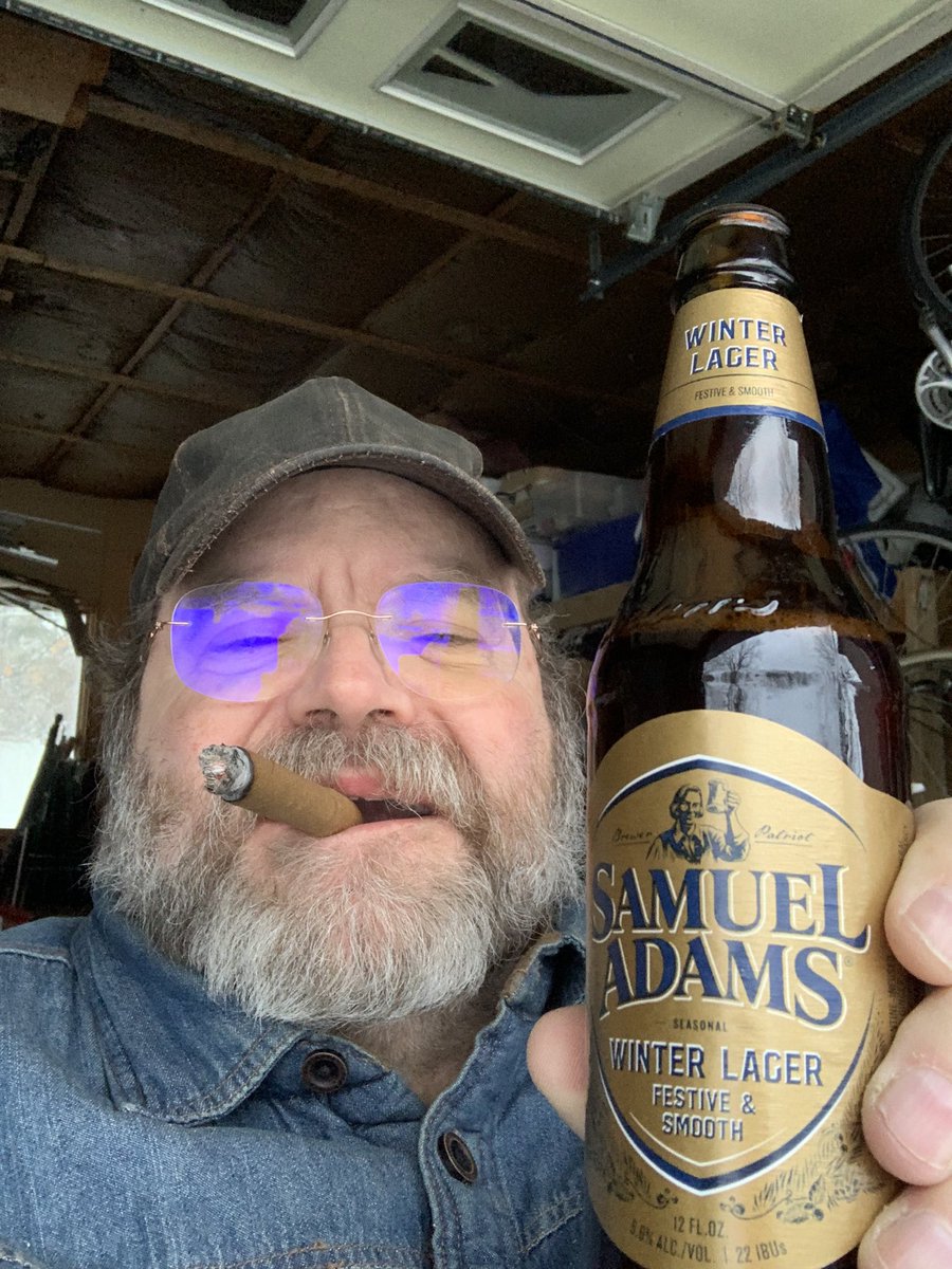 DrDanMcDougall's tweet photo. Mind your own business - 20 degrees out - 14 inches of snow and ice - enjoying a little Winter Lager and a Perfecto cigar, listening to a little Five Finger Death Punch (F8 in case you want to be cool too) - damn nice out hereโฆ it good to be the DOC #DOCRocks https://t.co/lF35cVJ6eI