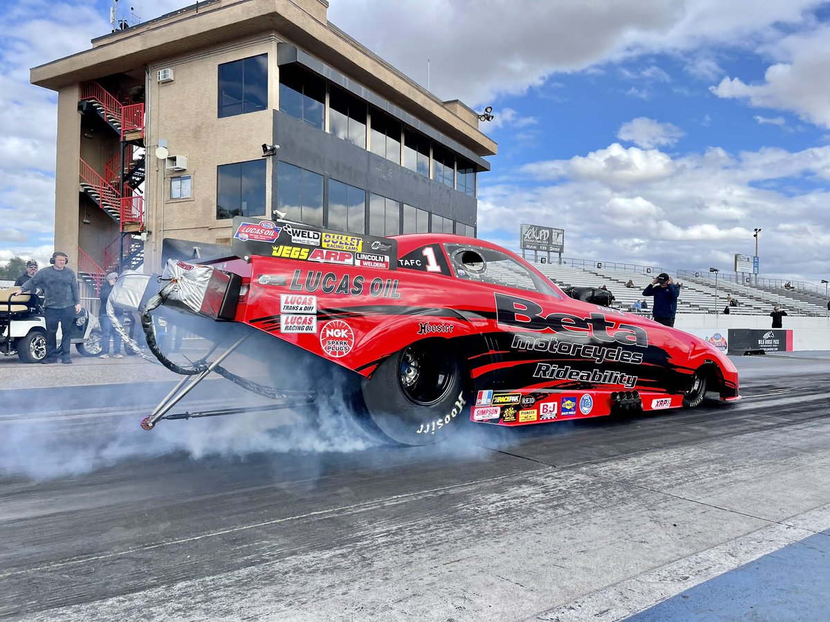 nhrad7's tweet photo. We're racing in Chandler Arizona at @RaceWHP ! If you didn't make it to the track today to see some fast hot rods come out Friday, Saturday and Sunday for our Lucas Oil Drag Racing Series! https://t.co/fRbByoe7t6