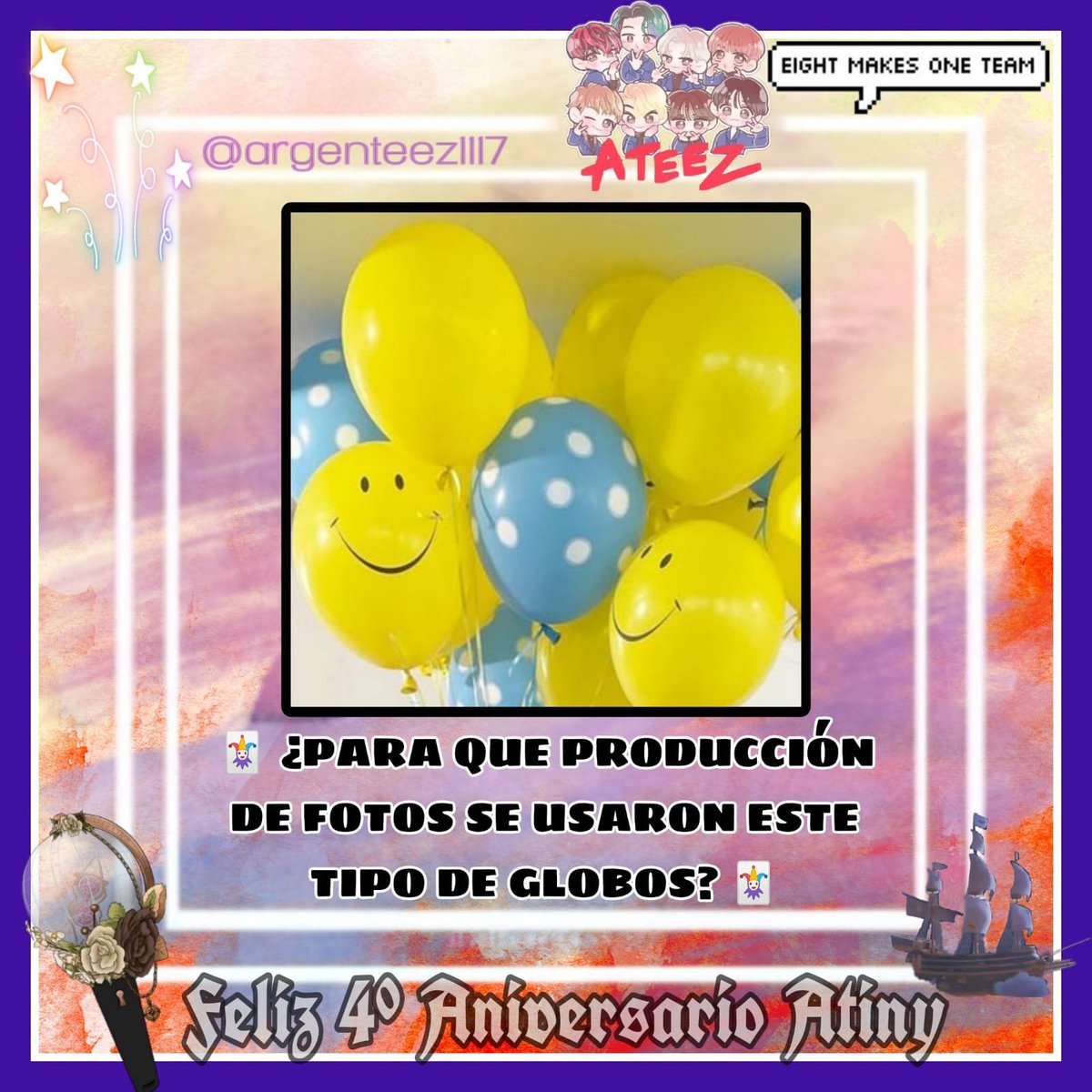 Argenteez1117's tweet photo. Consigna 9

ARGENTINA CALLING TO ATEEZ 
#ATEEZinArgentina
#BREAK_THE_WALL_LATAM 
@ATEEZofficial #ATEEZ #에이티즈

@kqent @dfallaccess @WMais_ @moveconcertsarg @livenationlatam @MovistarArenaAR @_mymusictaste https://t.co/kYIL2W5HL5