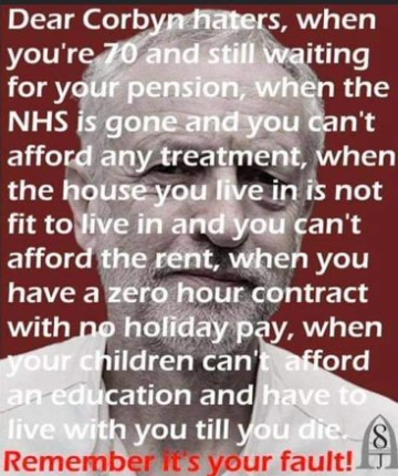 A1_Bunny's tweet photo. #BrexitFoodRationing
#StarmerOut and #WeWantCorbynBack
#IStandWithCorbyn NOW MORE THAN EVER https://t.co/KL5EzK4zo2