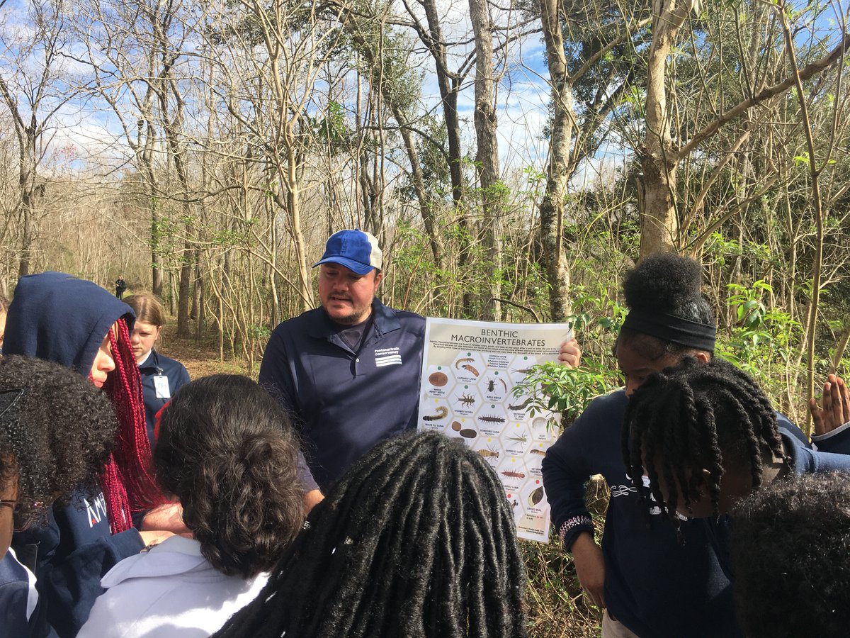 ourbasin's tweet photo. Thank you @thenasciences for funding St. Bernard Middle School's second Watershed Investigations field day at St. Bernard State Park! Eighth-grade students designed and led an investigation about their local watershed. #scienceforourcoast #placebasedlearning #watershed https://t.co/RFfQbiuyR2
