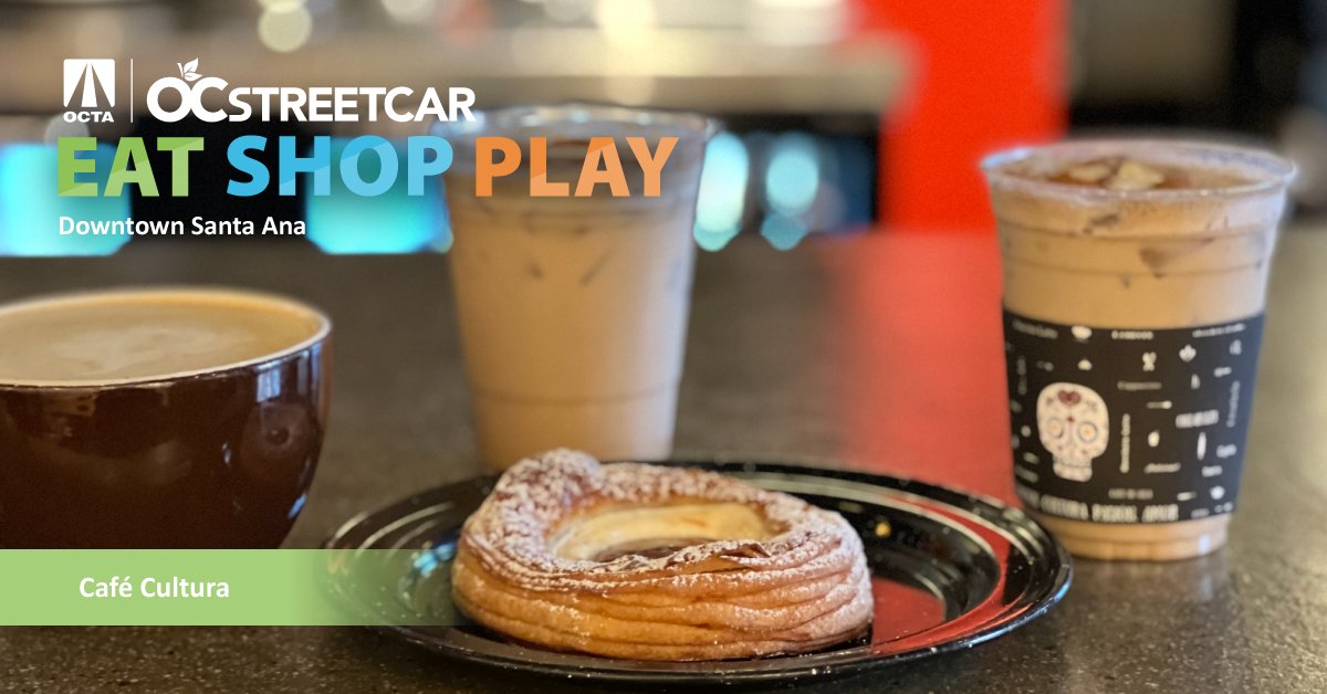 ocstreetcar's tweet photo. Nothing beats that first sip feeling! Stay warm this week with freshly brewed espresso and baked pastries at Café Cultura! See their menu at https://t.co/l7NJ20RvEC ☕️🥐 #dtsa #downtownsantaana #eatshopplay https://t.co/lNzij0oPH7