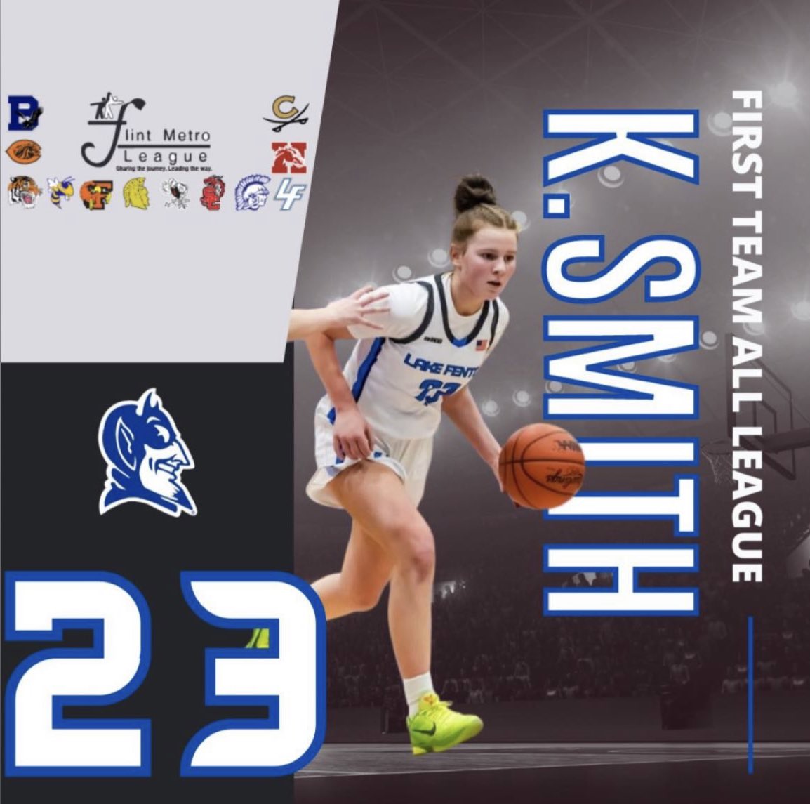 So blessed to say I was voted first team all league! <a href="/stormAAU/">Michigan Storm Elite</a> <a href="/LakeFentonWBB/">Lake Fenton Girls Basketball Program🏀😈</a> <a href="/Mistorm2026/">Michigan storm 2026 Smith</a> <a href="/storm_2025/">Michigan Storm Elite 2025 UAA</a>