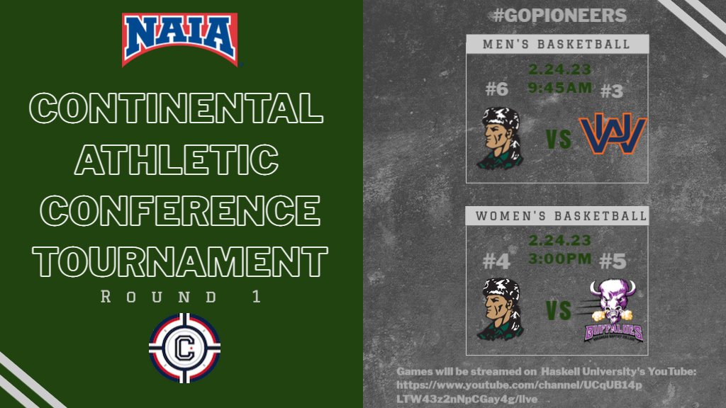 CRCPioneerMBB's tweet photo. The Pioneers have made it to Lawrence, KS for the CAC tournament. Tip off is tomorrow at 9:45 AM against the Shocks of Washington Adventist University. # GOPIONEERS 

Games will be streamed on here:
https://t.co/ZFvZSXFW2H
LTW43z2nNpCGay4g/live https://t.co/Wb6b4cSteK